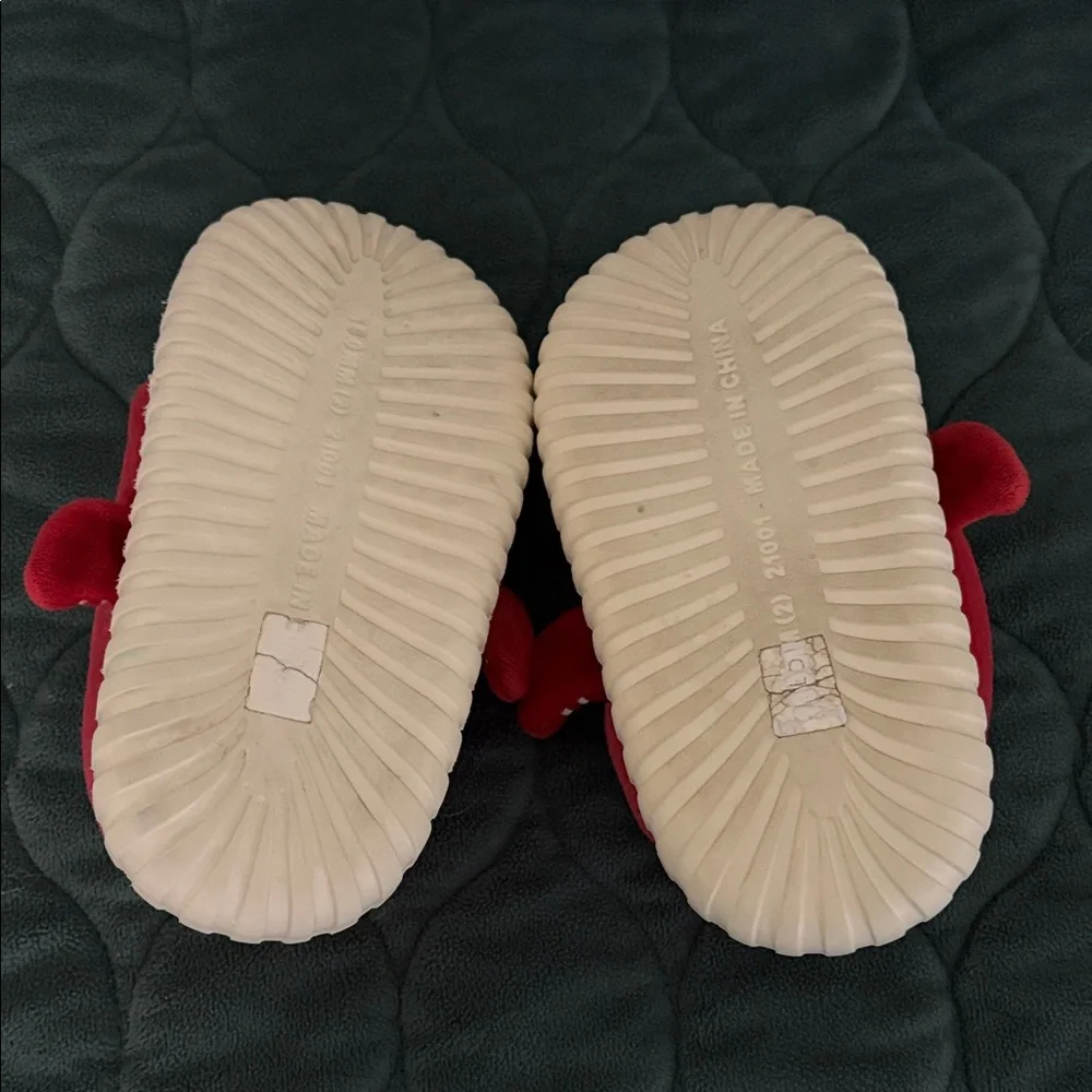 Red and White Kids Shoes